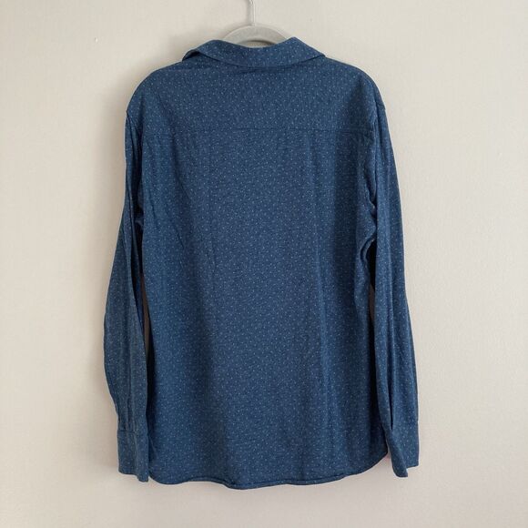 Bonobos Shirt Mens Medium Standard Fit Blue Button Up Work Casual Everyday - Picture 6 of 9